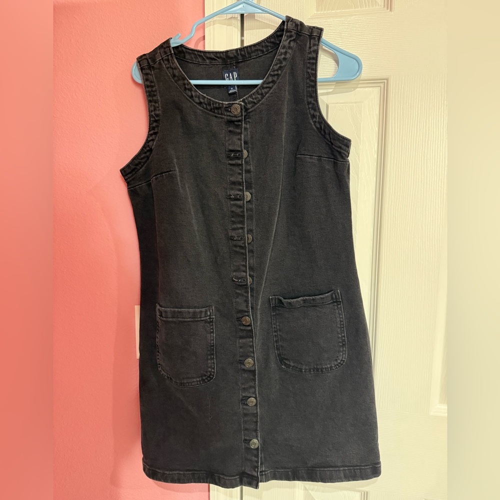 Black denim Gap jumper size small